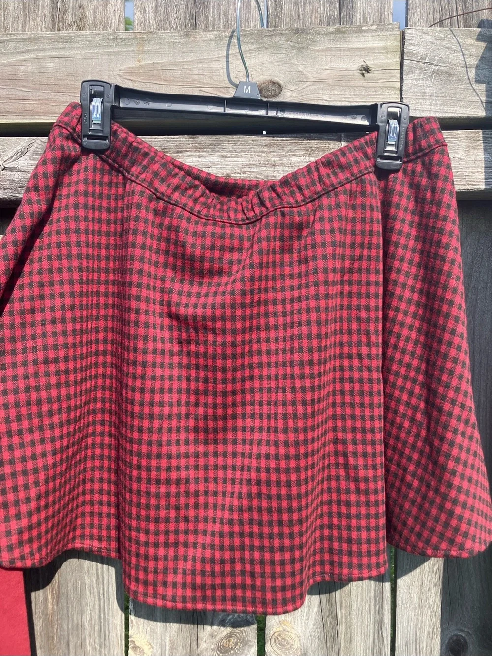 Arizona Jean Company Red and Black Mini Skirt